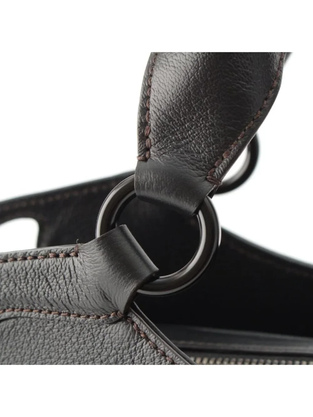 Cartier Marcello de Cartier Leather 2-Way Handbag Black
